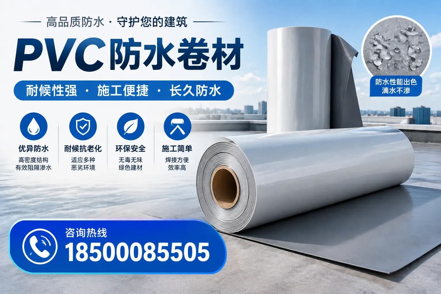 pvc防水卷材在深圳的行业应用前景分析